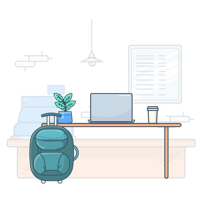 People connecting illustration